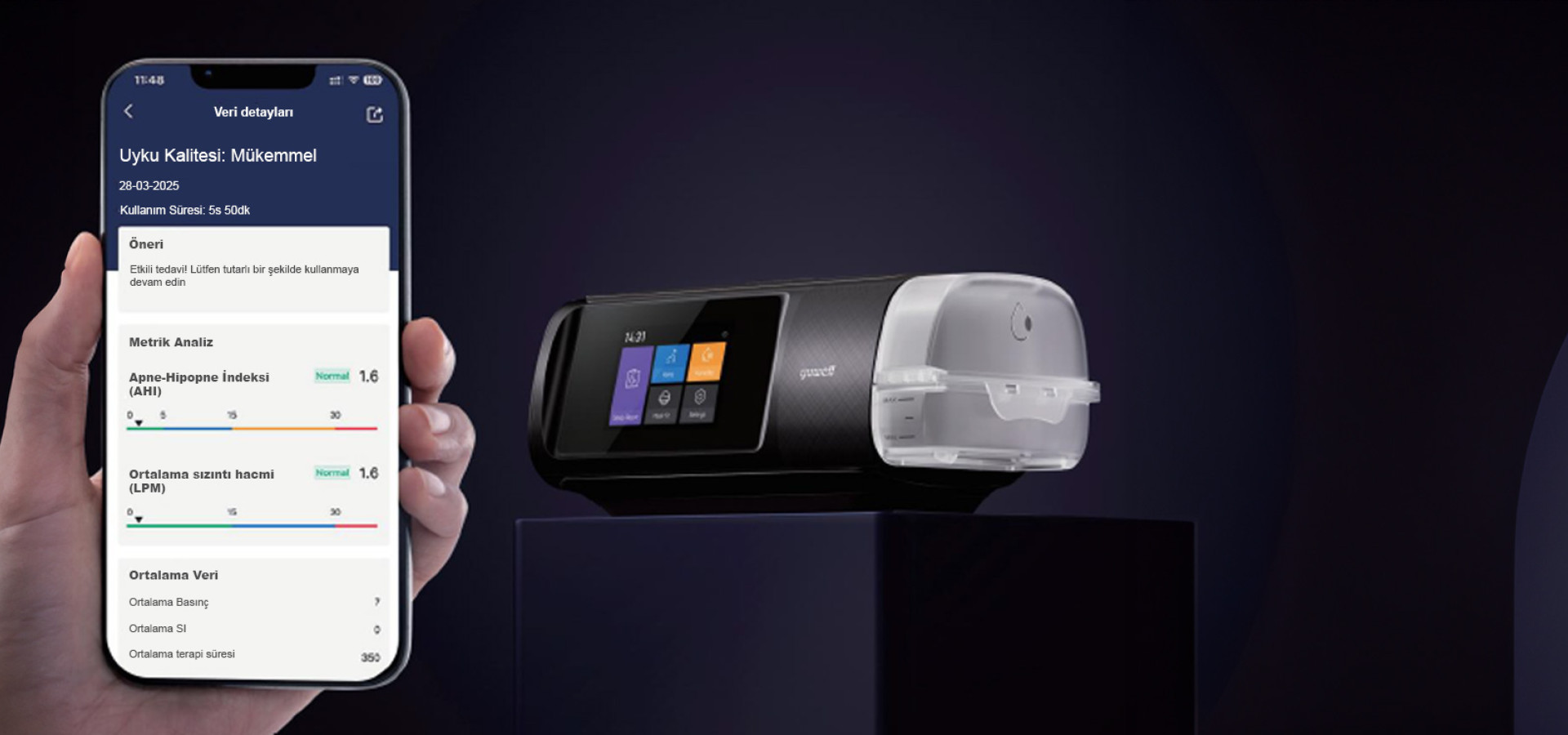 Yuwell YH-680B Auto CPAP Cihazı