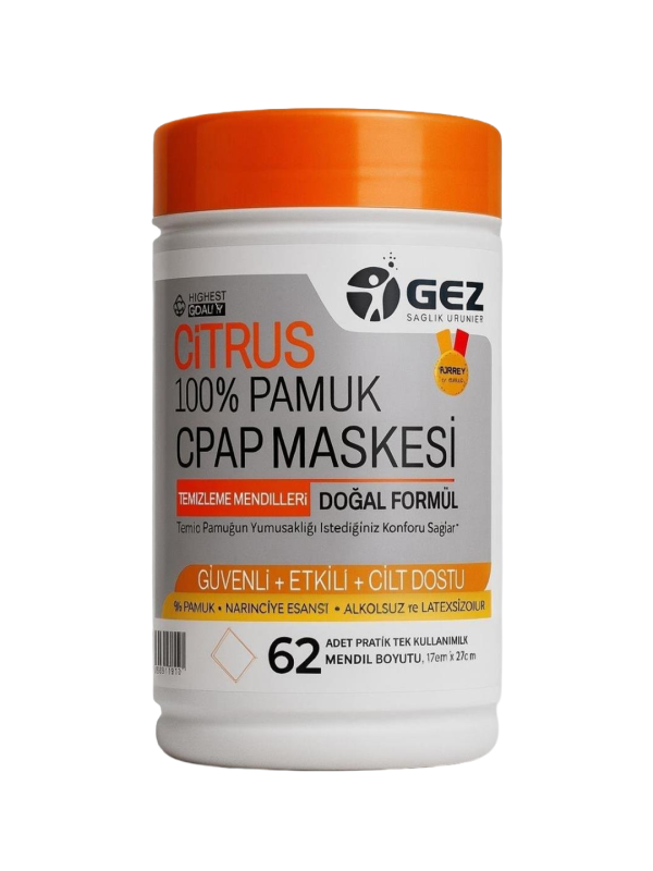 Citrus CPAP Maskesi Temizleme Mendili