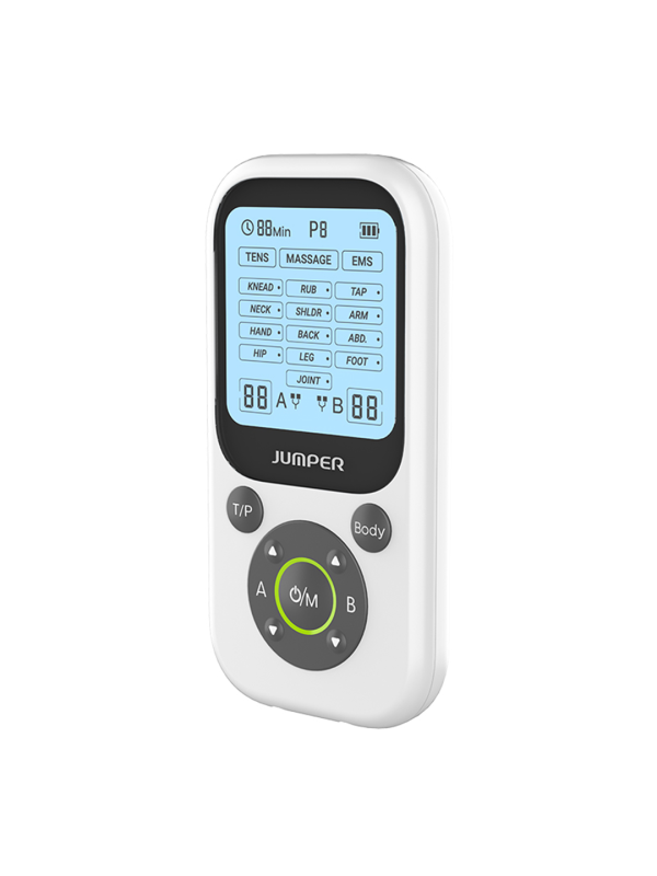 Jumper JPD-ES210 3’ü 1 Arada Elektroterapi Cihazı – TENS, EMS ve Masaj Modlu Dijital Ağrı Terapi Cihazı (2 Kanallı & 41 Programlı)