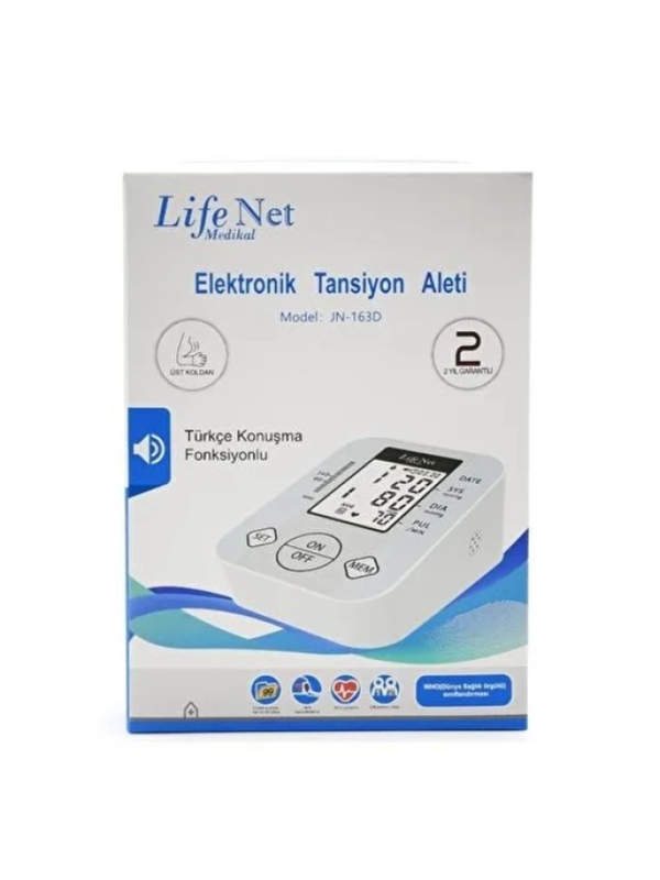 Lifenet JN-163D Türkçe Konuşan Dijital Koldan Tansiyon Aleti