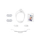 Philips Respironics DreamWear Silikon Burun Yastıkçığı CPAP Maskesi Philips Respironics DreamWear Silikon Burun Yastıkçığı CPAP Maskesi