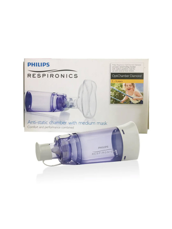 Philips Respironics OptiChamber DiaMond - LiteTouch Maskeli