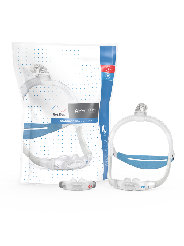 ResMed AirFit P30i Burun Yastıkçığı CPAP Maskesi [S ve M Silikon Paket İçinde]