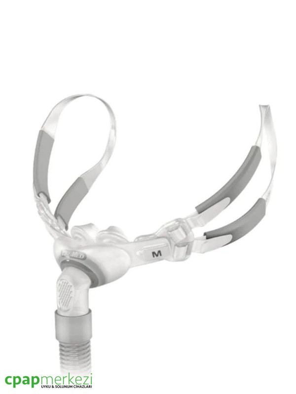 ResMed Swift FX Bella Gray Burun Yastıkçığı CPAP Maskesi ResMed Swift FX Bella Gray Burun Yastıkçığı CPAP Maskesi