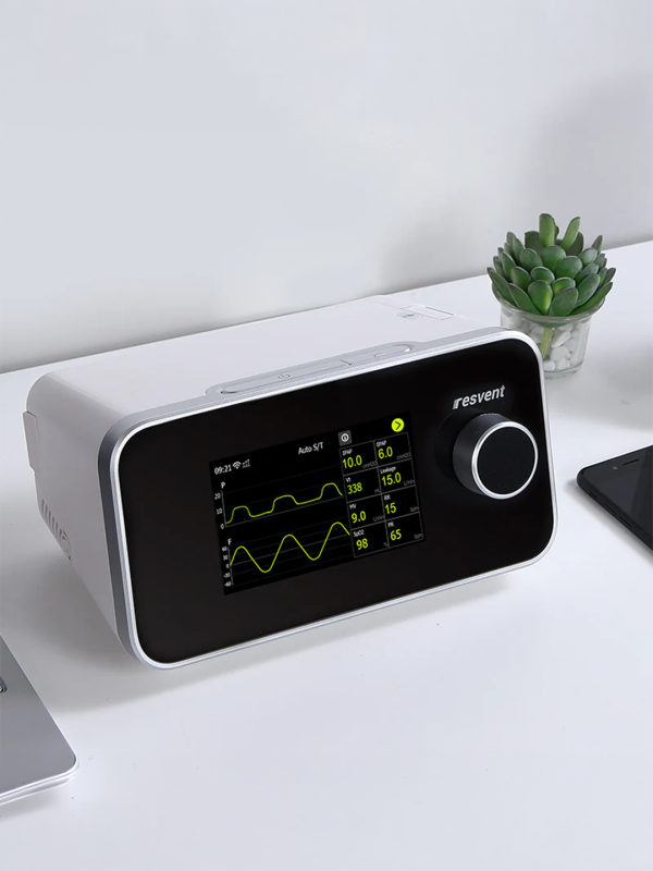 ResVent iBreeze 30ST BiPAP ST Cihazı *Maske Hediyeli + Bluetoothlu Pulse Oksimetre Hediyeli*