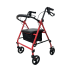 Respirox RR-01 Katlanabilir Rolatör Kırmızı - Oturaklı, Frenli ve Şık Tasarımlı Dört Tekerlekli Yürüteç
