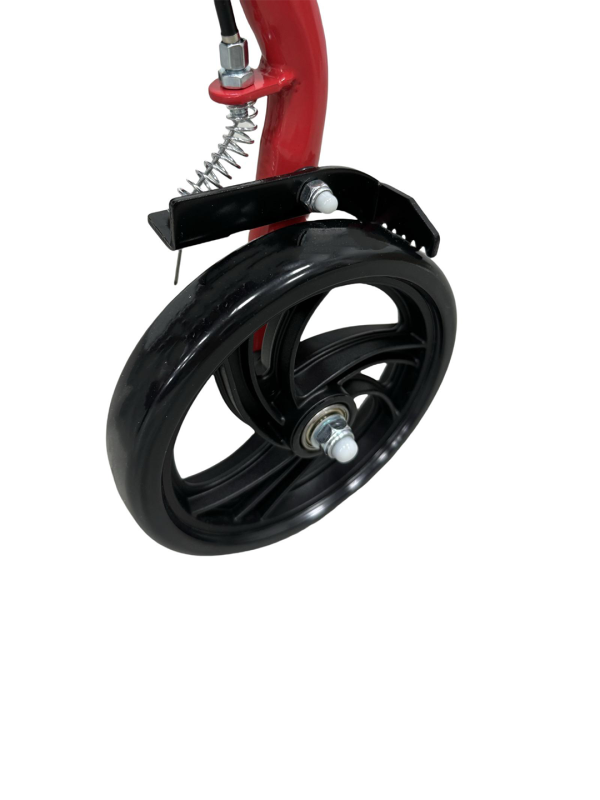 Respirox RR-01 Katlanabilir Rolatör Kırmızı - Oturaklı, Frenli ve Şık Tasarımlı Dört Tekerlekli Yürüteç