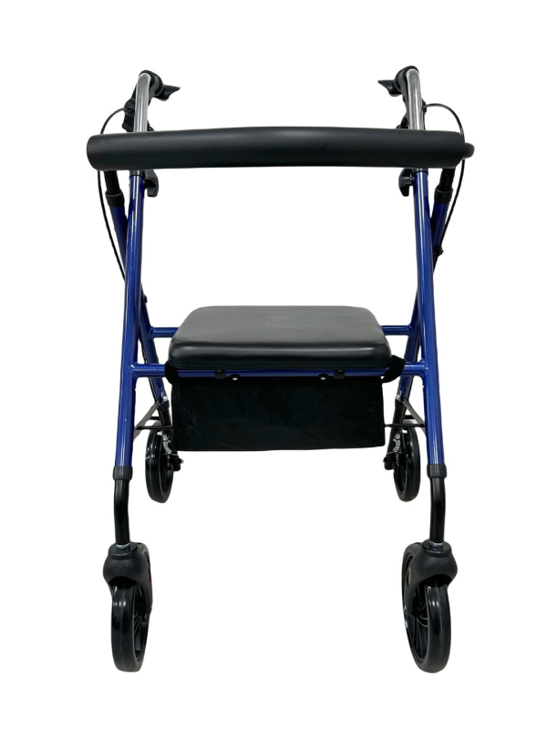 Respirox RR-02 Katlanabilir Alüminyum Rolatör (Mavi) – Ultra Hafif ve Konforlu Yürüteç