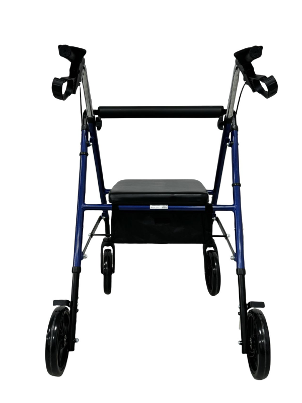 Respirox RR-02 Katlanabilir Alüminyum Rolatör (Mavi) – Ultra Hafif ve Konforlu Yürüteç