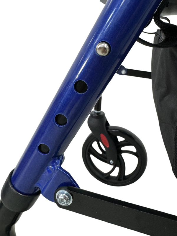 Respirox RR-02 Katlanabilir Alüminyum Rolatör (Mavi) – Ultra Hafif ve Konforlu Yürüteç