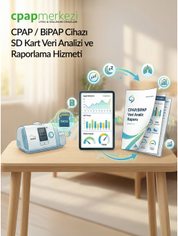 CPAP / BiPAP Cihazı SD Kart Veri Analizi ve Raporlama Hizmeti