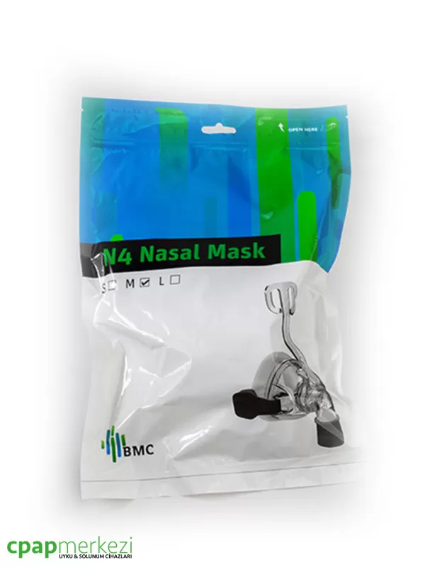 BMC N4 Burun CPAP Maskesi BMC N4 Burun CPAP Maskesi