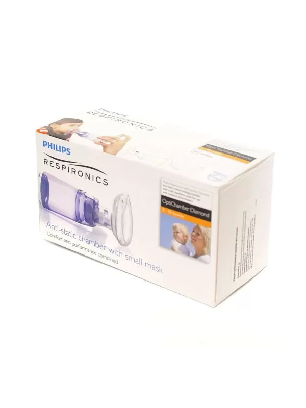 Philips Respironics OptiChamber DiaMond - LiteTouch Maskeli Philips Respironics OptiChamber DiaMond - LiteTouch Maskeli
