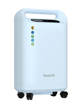 Respirox CR-F5SW 5 Litre Nebülizatörlü Oksijen Konsantratörü – Profesyonel Ev Tipi Solunum Destek Sistemi